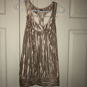 IZ Byer California XL glammer cami, champagne